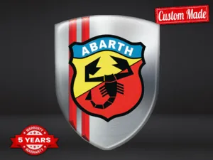Fiat Abarth Personalized Car Emblems Edition Professional Modern